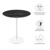 EEI-5680 Lippa 20" Round Faux Marble Side Table by Modway