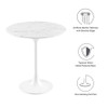 EEI-5680 Lippa 20" Round Faux Marble Side Table by Modway