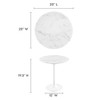 EEI-5680 Lippa 20" Round Faux Marble Side Table by Modway