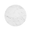 EEI-5680 Lippa 20" Round Faux Marble Side Table by Modway