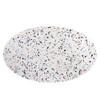 EEI-5737-BLK-WHI Lippa 60" Oval Terrazzo Dining Table by Modway