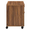EEI-5821-WAL Render Wood Desk and File Cabinet Set by Modway