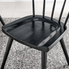 EEI-6082-BLK Sutter Wood Dining Side Chair Set of 2 by Modway