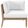 EEI-6120 Clearwater Outdoor Patio Teak Wood Sofa by Modway