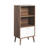 EEI-6230-WAL-WHI Transmit Display Cabinet Bookshelf by Modway