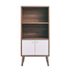 EEI-6230-WAL-WHI Transmit Display Cabinet Bookshelf by Modway