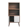 EEI-6230-WAL-WHI Transmit Display Cabinet Bookshelf by Modway