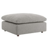 EEI-6258 Commix Down Filled Overstuffed Boucle Fabric Ottoman by Modway