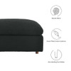 EEI-6258 Commix Down Filled Overstuffed Boucle Fabric Ottoman by Modway