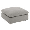 EEI-6258 Commix Down Filled Overstuffed Boucle Fabric Ottoman by Modway