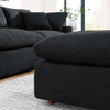 EEI-6258 Commix Down Filled Overstuffed Boucle Fabric Ottoman by Modway