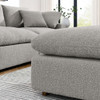 EEI-6258 Commix Down Filled Overstuffed Boucle Fabric Ottoman by Modway