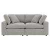 EEI-6361 Commix Down Filled Overstuffed Boucle Fabric Loveseat by Modway