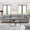 EEI-6362 Commix Down Filled Overstuffed Boucle Fabric 3-Seater Sofa by Modway