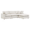 EEI-6363 Commix 4-Piece Down Filled Overstuffed Boucle Fabric Sectional Sofa by Modway
