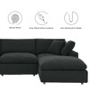 EEI-6363 Commix 4-Piece Down Filled Overstuffed Boucle Fabric Sectional Sofa by Modway