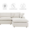 EEI-6363 Commix 4-Piece Down Filled Overstuffed Boucle Fabric Sectional Sofa by Modway