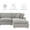 EEI-6363 Commix 4-Piece Down Filled Overstuffed Boucle Fabric Sectional Sofa by Modway