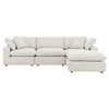 EEI-6363 Commix 4-Piece Down Filled Overstuffed Boucle Fabric Sectional Sofa by Modway