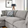 EEI-6363 Commix 4-Piece Down Filled Overstuffed Boucle Fabric Sectional Sofa by Modway