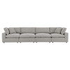 EEI-6364 Commix Down Filled Overstuffed Boucle Fabric 4-Seater Sofa by Modway