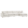 EEI-6365 Commix 5-Piece Down Filled Overstuffed Boucle Fabric Sectional Sofa by Modway
