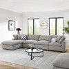 EEI-6365 Commix 5-Piece Down Filled Overstuffed Boucle Fabric Sectional Sofa by Modway