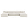 EEI-6366 Commix 6-Piece Down Filled Overstuffed Boucle Sectional Sofa by Modway