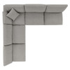 EEI-6367 Commix 5-Piece Down Filled Overstuffed Boucle Fabric Sectional Sofa by Modway