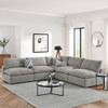 EEI-6367 Commix 5-Piece Down Filled Overstuffed Boucle Fabric Sectional Sofa by Modway