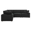 EEI-6368 Commix 5-Piece Down Filled Overstuffed Boucle Sectional Sofa by Modway