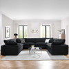 EEI-6371 Commix 8-Piece Down Filled Overstuffed Boucle Fabric Sectional Sofa by Modway