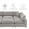 EEI-6372 Commix 6-Piece Down Filled Overstuffed Boucle Fabric Sectional Sofa by Modway