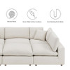 EEI-6372 Commix 6-Piece Down Filled Overstuffed Boucle Fabric Sectional Sofa by Modway