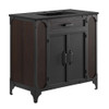 EEI-6418-BLK-BLK Steamforge 36" Bathroom Vanity by Modway