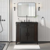 EEI-6418-BLK-BLK Steamforge 36" Bathroom Vanity by Modway