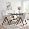 EEI-6507 Lyra Fabric Dining Room Chair Set of 2 by Modway