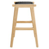 EEI-6548 Saoirse Woven Rope Wood Counter Stool Set of 2 by Modway