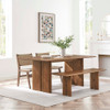 EEI-6559 Amistad 72" Wood Dining Table and Bench Set by Modway