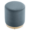 EEI-6652 Tilden 16" Round Performance Velvet Upholstered Ottoman by Modway