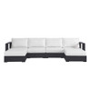 EEI-6676 Tahoe 4-Piece Outdoor Patio Powder-Coated Aluminum Sectional Sofa Set by Modway