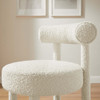 EEI-6707-IVO-SLV Toulouse Boucle Fabric Counter Stool Set of 2 by Modway