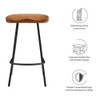 EEI-6741 Concord Backless Wood Counter Stools Set of 2 by Modway