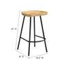 EEI-6741 Concord Backless Wood Counter Stools Set of 2 by Modway