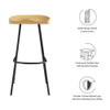 EEI-6742 Concord Backless Wood Bar Stools Set of 2 by Modway