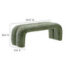 EEI-6769 Dax 50.5" Chenille Upholstered Accent Bench by Modway
