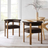 EEI-6775 Imogen Performance Velvet Barrel Dining Chairs Set of 2 by Modway