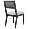 EEI-6781 Nimba Faux Rattan Fabric Dining Chairs Set of 2 by Modway