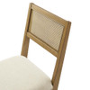 EEI-6781 Nimba Faux Rattan Fabric Dining Chairs Set of 2 by Modway