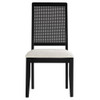 EEI-6803 Arlo Faux Rattan and Wood Dining Side Chairs Set of 2 by Modway